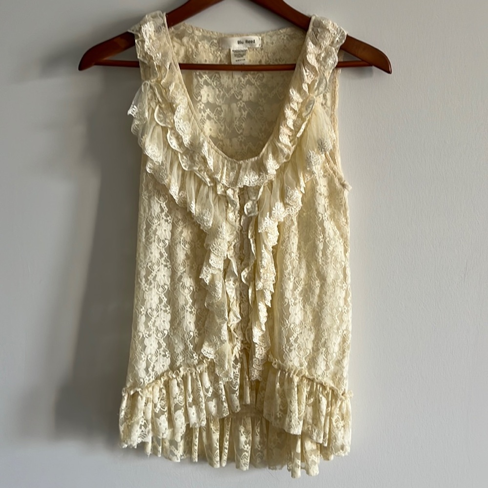 Cream Lace Blouse